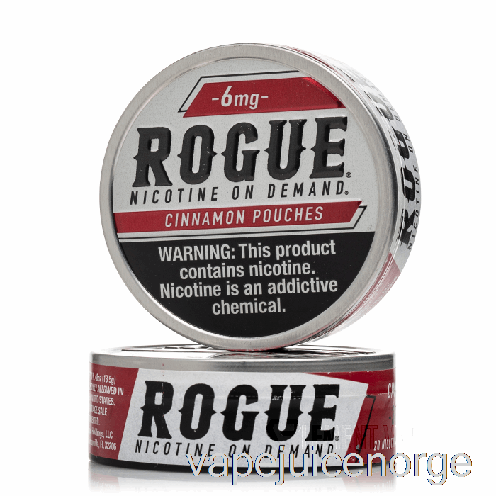 Vape Juice Rogue Nikotinposer - Kanel 3mg (5-pakning)